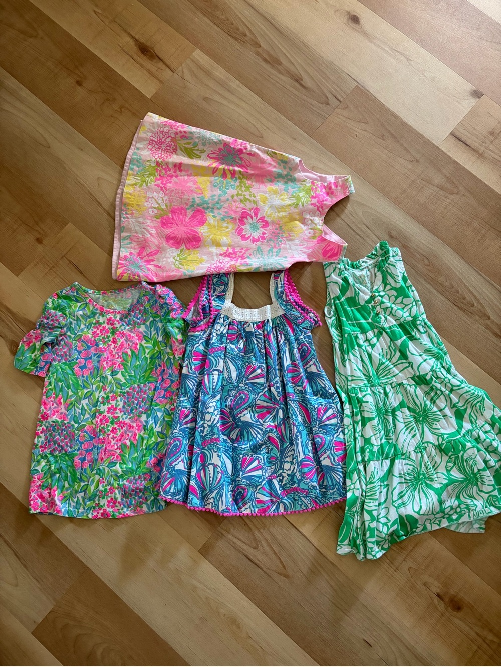 4 Dresses! 3 Lilly Pulitzer, 1 Tommy Bahama.